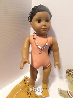 KAYA Vtg American Girl Pleasant Company Doll 18 with OUTFITS and Free USA Ship