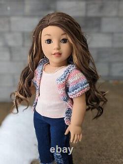 Kelly Custom American Girl Doll OOAK Brown Hair Brown Eyes Corinne