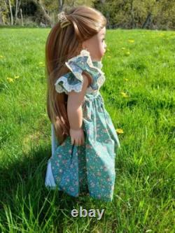 Kori Custom American Girl Doll OOAK Brown Hair Green Eyes Nanea Mold