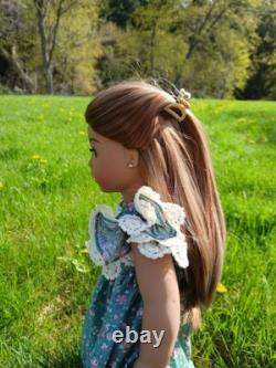 Kori Custom American Girl Doll OOAK Brown Hair Green Eyes Nanea Mold