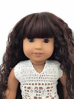 Kori Custom OOAK American Girl Doll Hazel Eyes Reddish Brown Curly Hair Kanani