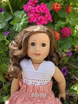 Kylie Custom American Girl Doll OOAK Brown Curly Hair Brown Eyes Tenney