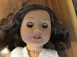 Kylie Custom American Girl Doll OOAK Brown Curly Hair Brown Eyes Tenney