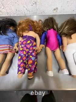 LOT 1 of 6 AMERICAN GIRL DOLLS 18 some with clothing