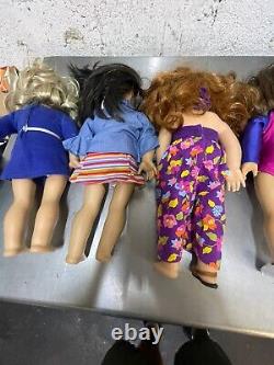 LOT 1 of 6 AMERICAN GIRL DOLLS 18 some with clothing