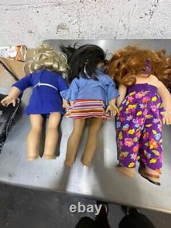 LOT 1 of 6 AMERICAN GIRL DOLLS 18 some with clothing