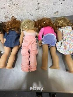 LOT 2 of 6 AMERICAN GIRL DOLLS 18 some with clothing