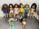 LOT 3 of 6 AMERICAN GIRL DOLLS 18 some with clothing plus 2 Extra Dolls