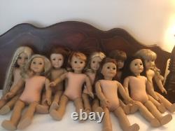 LOT OF 9 AMERICAN GIRL DOLLS Dolls Can Be Sold Separately Collectible