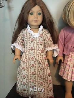LOT RETIRED American Girl Dolls and Accessories Samantha, Felicity, Kirsten, Kit