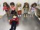 LOT of 6 AMERICAN GIRL DOLLS 18 Tall with Clothing