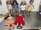 LOT of 6 AMERICAN GIRL DOLLS 18 some with clothing