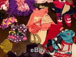 Large American Girl & Our Generation Doll Clothes Shoes Accessories Lot