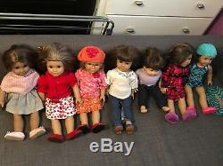 Large Lot of American Girl dolls (used) pls see pictures