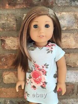 Lark Custom American Girl Doll OOAK Caramel Blonde Hair Grey Eyes Asian CYO