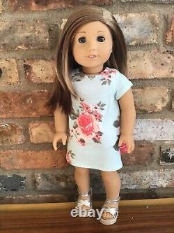 Lark Custom American Girl Doll OOAK Caramel Blonde Hair Grey Eyes Asian CYO