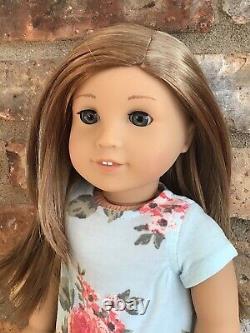 Lark Custom American Girl Doll OOAK Caramel Blonde Hair Grey Eyes Asian CYO