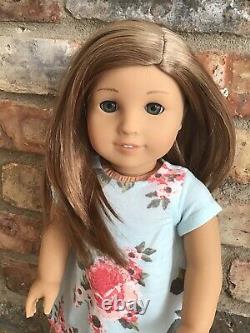 Lark Custom American Girl Doll OOAK Caramel Blonde Hair Grey Eyes Asian CYO