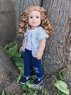 Lorena Custom American Girl Doll OOAK Strawberry Blonde Hair Green Eyes Jess