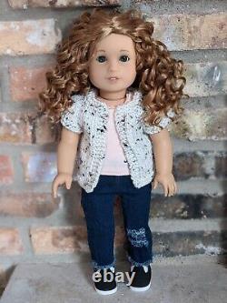 Lorena Custom American Girl Doll OOAK Strawberry Blonde Hair Green Eyes Jess