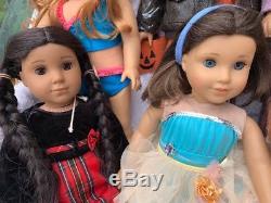 Lot Of 10 American Girl Dolls Pleasant Company Dolls Most Retired