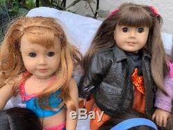 Lot Of 10 American Girl Dolls Pleasant Company Dolls Most Retired