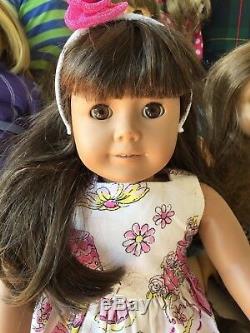 Lot Of 10 American Girl Dolls Some Girl Of The Year Majority Retired