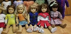 Lot Of 17 American Girl Dolls