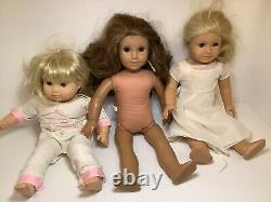 Lot Of 3 American Girl Dolls Preowned