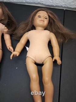 Lot Of 3 Dolls. 2 Are Pleasant Company 1 Is American Girl 18 Doll T61