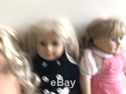 Lot Of 4 American Girl Dolls