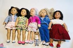 Lot Of 5 American Girl / (1)Pleasant Company? Dolls/ CLOTHES / ACCESSORIES /READ