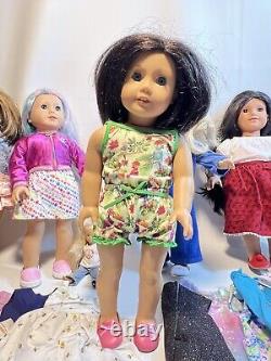 Lot Of 5 American Girl / (1)Pleasant Company? Dolls/ CLOTHES / ACCESSORIES /READ