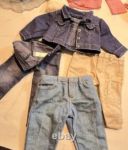 Lot Of 5 American Girl / (1)Pleasant Company? Dolls/ CLOTHES / ACCESSORIES /READ