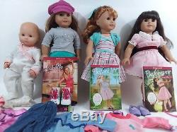 Lot of 3 18 American Girl Dolls Samantha, Maryellen, Just Like Me + Bitty Baby