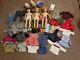 Lot of 3 American Girl Pleasant Company Dolls + 43 Accessories Clothing