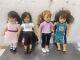 Lot of 4 AMERICAN GIRL DOLLS 18 DOLLS with Clothing GRACE + FRIENDS