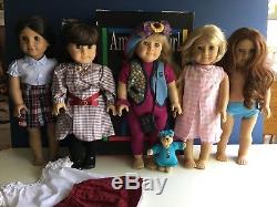 Lot of 5 American Girl Dolls Samantha, Saige, Josephina, Today &
