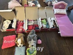 Lot of American Girl Dolls And Clothing
