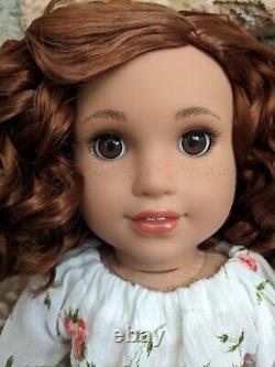 Mackenzie Custom American Girl Doll OOAK Auburn Curly Hair Brown Eyes Evette