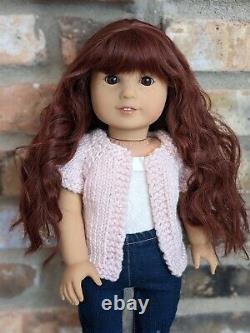 Melinda Custom American Girl Doll OOAK Auburn Hair Brown Eyes Jess Mold Freckles