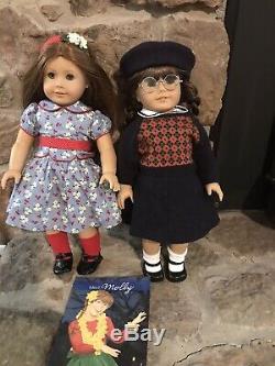 Molly and Emily American Girl Dolls With Accessories