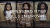 My American Girl Dolls In Brown Outfits Color Wheel Series