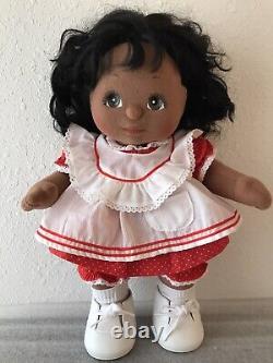 My Child Doll Mattel African American Girl Red Pinafore Outfit Clothes Shoes