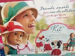 NEW AMERICAN GIRL 18 Doll KIT KITTREDGE Special Ed Holiday Set NEW in Box