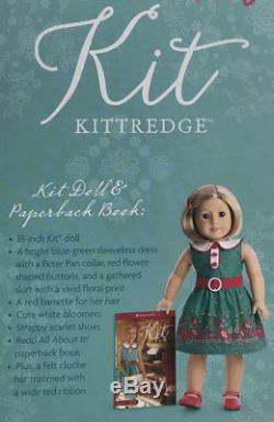 NEW American Girl 16 pc Kit Kittredge 18 Doll Reporter Set Dress Book Camera