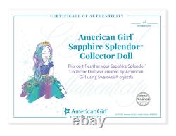 NEW American Girl 2022 Sapphire Splendor Swarovski Collector Doll SOLD OUT