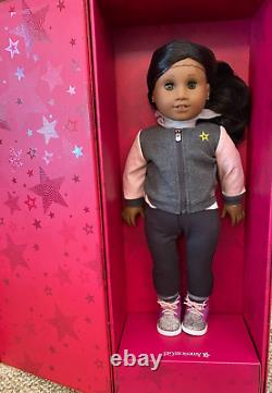 NEW American Girl Create Your Own 18 Doll Dark Skin Dark Brown Hair Hazel Eyes