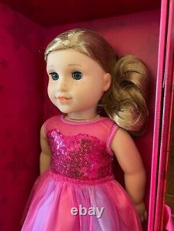 NEW American Girl Create Your Own 18 Doll Light Skin Blonde Hair Blue Eyes