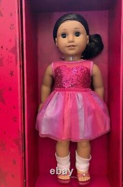 NEW American Girl Create Your Own 18 Doll Tan Skin Dk Brown Hair Brown Eyes